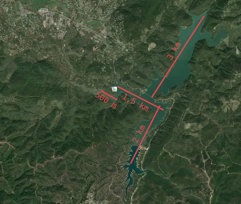 Lac de Sainat Cassien - Roeien