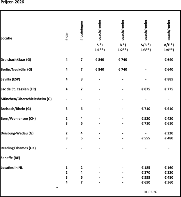 prijzen 2026 versie 1 feb 2026 NL